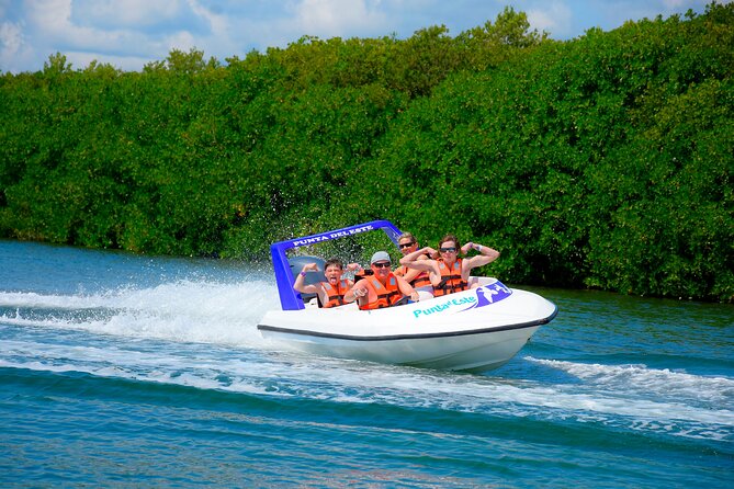 Reef Snorkeling & Jungle Speedboat Adventure with Mayan Ceremony - Lunch, lockers, and the practical finish