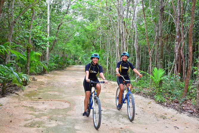 Rio Secreto Plus: Classic Tour, Bycicle, Rappel & Ziplines - Rappelling and zip lines before the cave