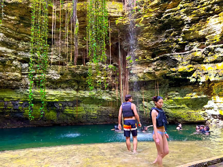 Riviera Maya: Chichen Itza, Valladolid & Cenote Swim Tour - Entering Chichen Itza for a 2.5-hour visit