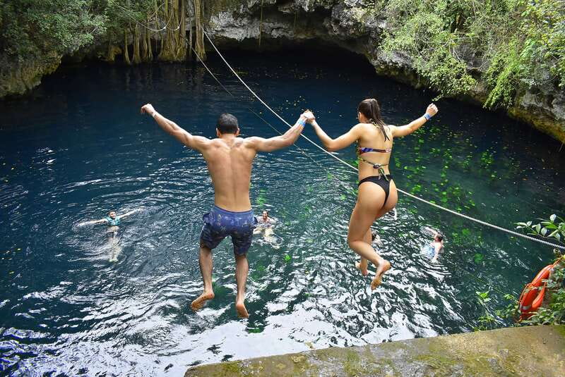 Riviera Maya: Horseback Ride, Zipline, and ATV Adventure - Cenote Verde Lucero brings the quiet moment