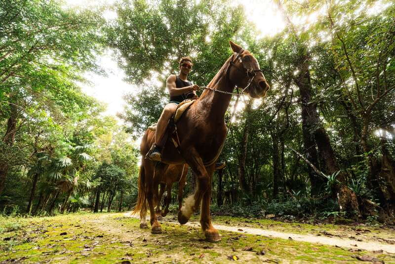 Riviera Maya: Horseback Ride, Zipline, and ATV Adventure - Trading saddles for a Honda ATV