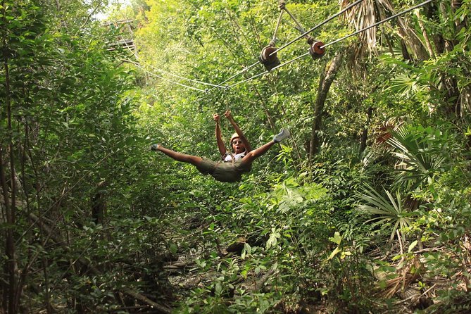 Riviera Maya Jungle Half-Day Tour: ATV, Ziplines, Cenote Swim, Rappel - What your $127 covers in four hours