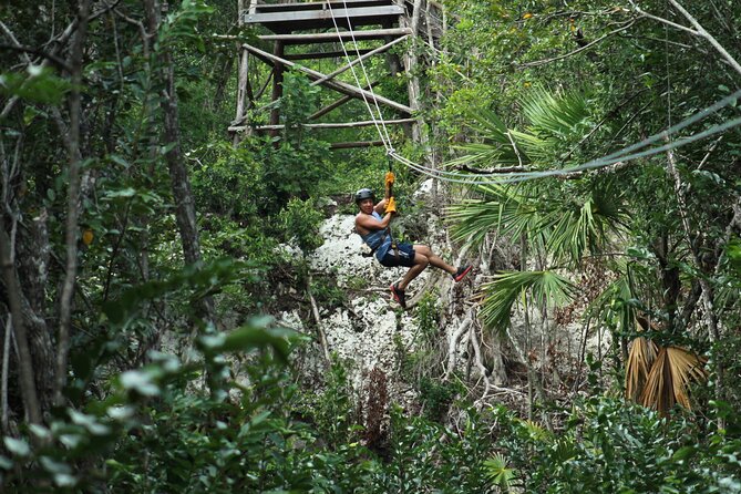 Riviera Maya Jungle Half-Day Tour: ATV, Ziplines, Cenote Swim, Rappel - Rappel and the temazcal finish