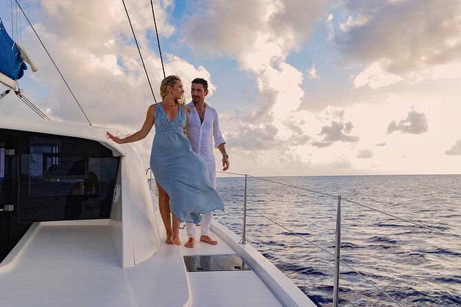 Riviera Maya Luxury Sunset Sailing plus Light Dinner and Open Bar - Fruit, cheese, and meat instead of dinner