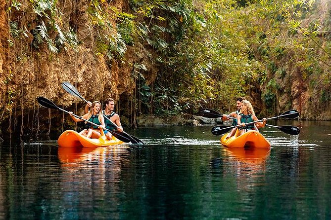 Sacred Adventure at Xenotes! 4 Different Cenotes + Round Transportation - Zip Lines Bring the Adrenaline