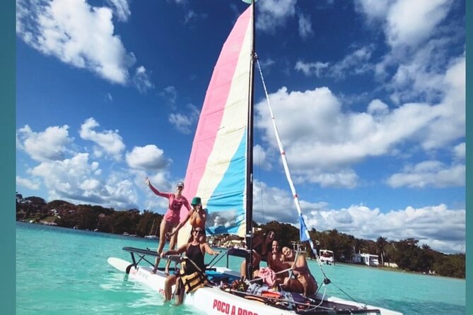 Sail away! Hobie Cat Tour Bacalar - Black Cenote and Emerald Cenote
