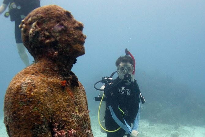 Scuba diving at MUSA the underwater museum for certified divers - A closer look at the $135 value