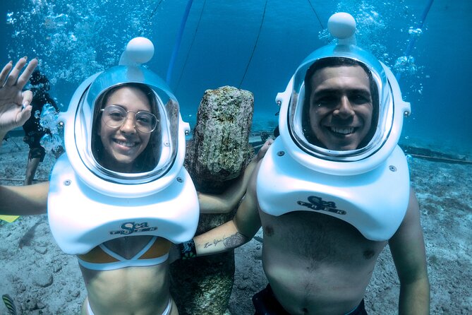 SeaTrek Underwater Helmet Diving Experience in Downtown Cozumel - Walking the seabed at about 20 feet