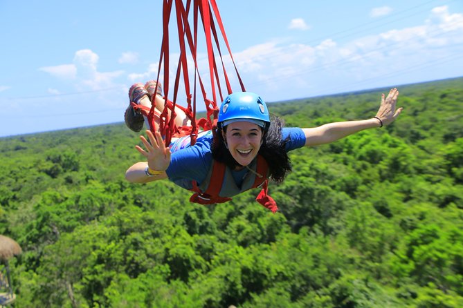 Selvatica Park Ziplines, Cenote, and ATV Tour From Cancun and Riviera Maya - Tarzania and the human roller coaster