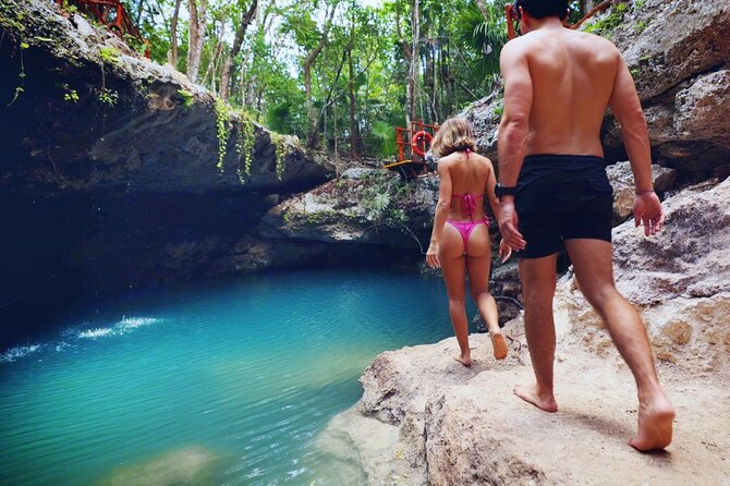 Small Group 3 Waterfall Cenotes Experience - Commercial extras can change the feel of the day