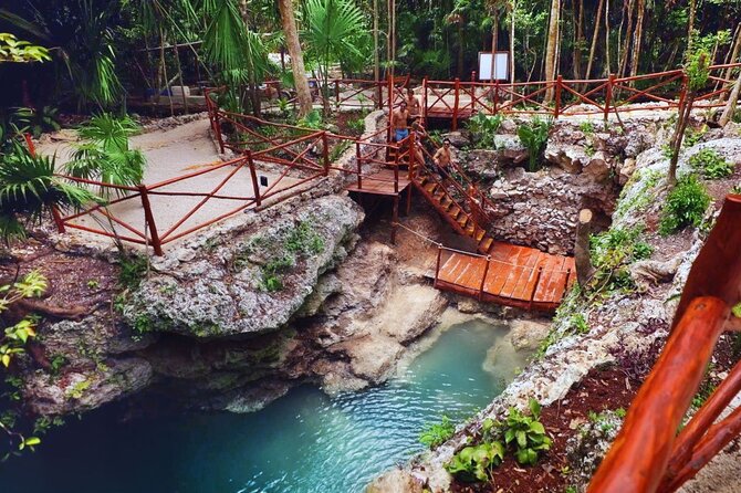 Small Group 3 Waterfall Cenotes Experience - What to pack for swimming and changing