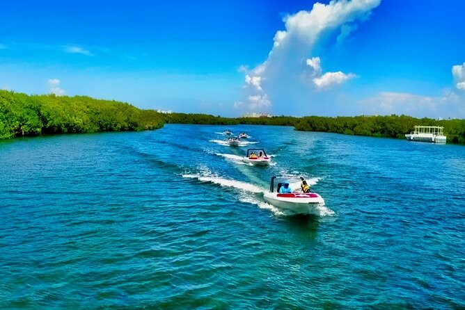 Speedboat across the Mangroves & Snorkel with Jet Ski Rental - Snorkeling at Punta Nizuc and MUSA