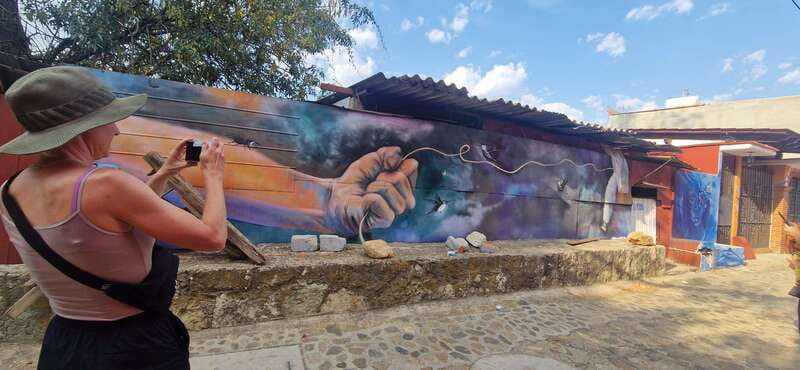 Street Art with an artist - Xochimilco and the stories behind the walls