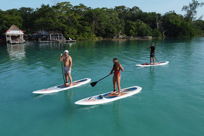 Sunrise on Paddleboard with breakfast in the lagoon of 7 colors - Bird Island: a quiet stop in the lagoon