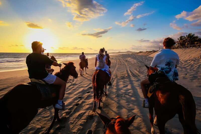 Sunset by Horse on the Beach - Leaving Puerto Escondido around 3 p.m.