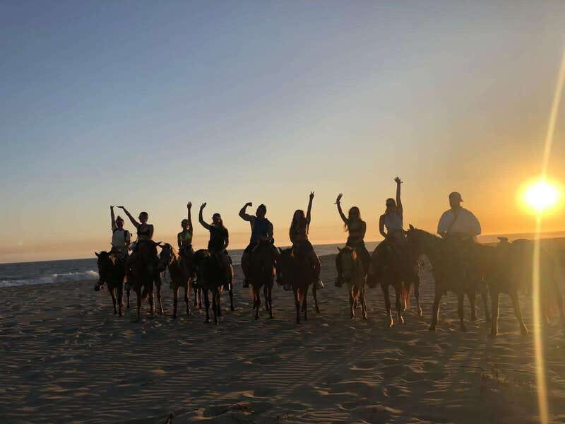 Sunset by Horse on the Beach - What the $122 price buys you