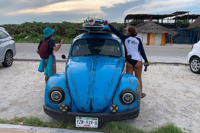 Surf Lesson in Cozumel - The snack break and the pace of the outing