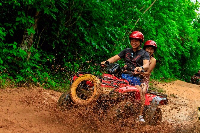 The Best Adrenaline Park! ATV´s Ziplines & Cenote swim experience from Cancun - The zipline course: fun, but not extreme