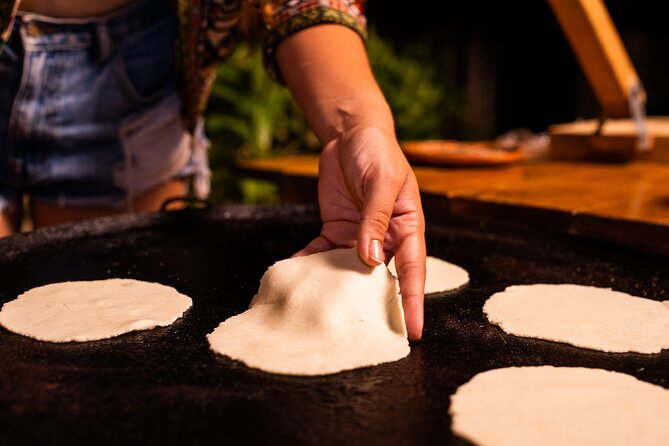 The Taco Tour in Playa del Carmen - Making a margarita and tortilla by hand