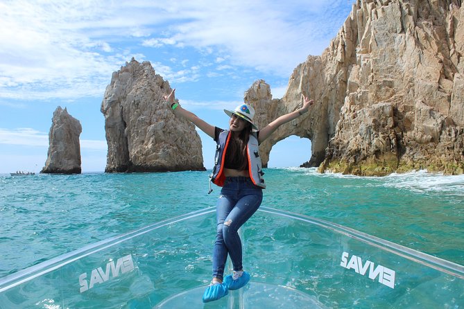 Tours in Cabo, Paseo al Arco and Fin de la Tierra in the only Clear Boat - Photos, Prices, and the Real Value
