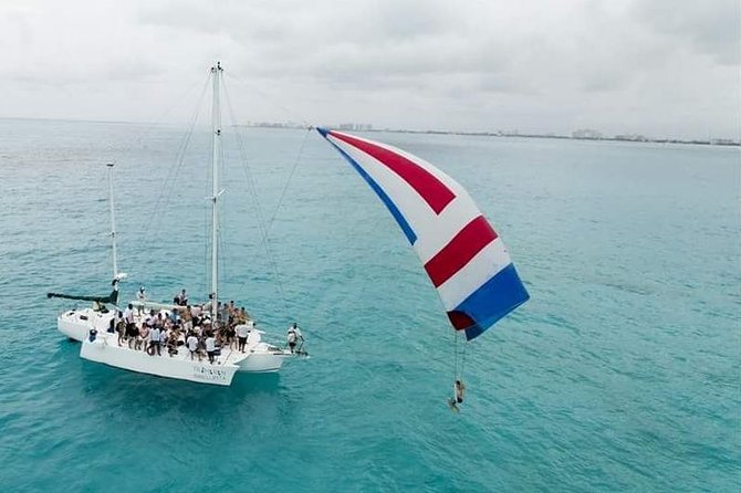 Trimaran La Lupita,Sail Away to Isla Mujeres from Cancun - What the $49.99 price really gets you