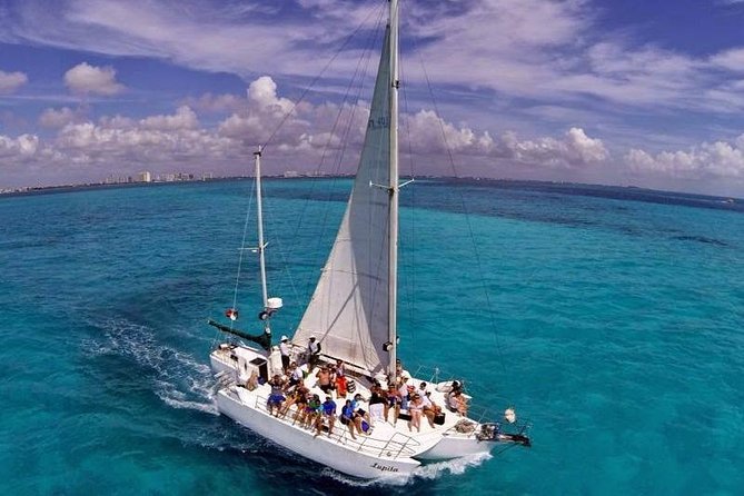 Trimaran La Lupita,Sail Away to Isla Mujeres from Cancun - Lunch, beach time, and the shared restaurant