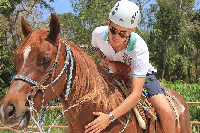 Tulum Jungle Horseback Ride + ATV + Ziplines + Cenote Combo Tour - Meeting up in Tulum requires advance planning