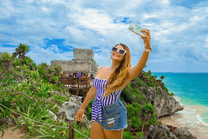 Tulum Ruins Guided Tour from Cancun and Riviera Maya - The commercial side of the entrance