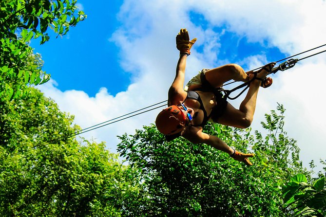 Ultimate 5x1 Combo with ATV, Ziplines, Cenote & Reef Snorkeling - Cenote Verde Lucero: a cool pause in the jungle