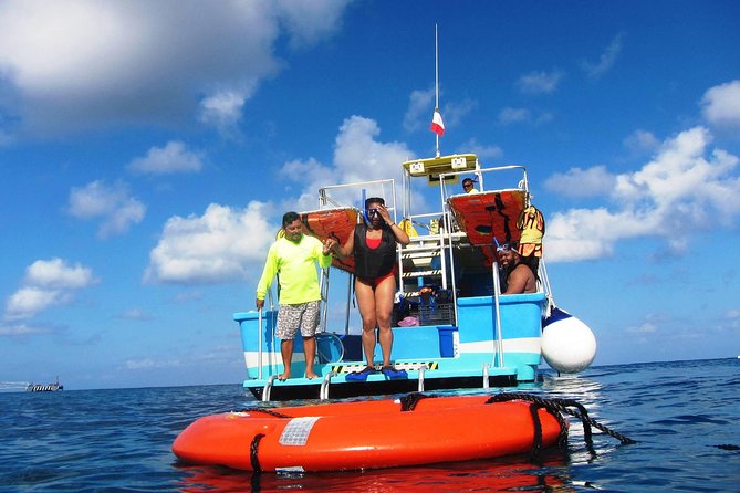 VIP Private Glass Bottom Boat and Snorkeling, 3 Reefs in Cozumel - About an hour in the water, not two hours