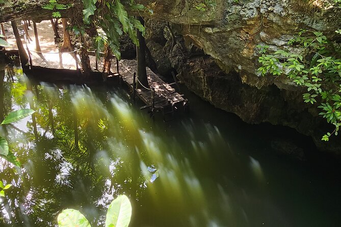 Wild Jade Cavern ATV Tour With Transfer - Entering Jade Cavern and Chempita Cenote