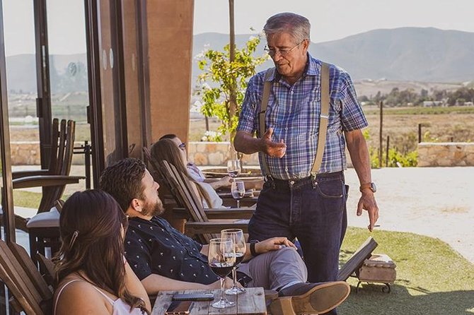 Xecue Wine Tasting in the Guadalupe Valley - The outdoor tasting room and its wide views