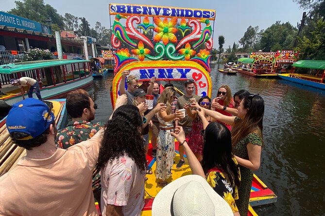 Xochimilco & Mexican Party with Guacamole & Unlimited Drinks - Boarding at Canal 237 in San Jerónimo