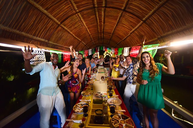 Xoximilco Ticket: Boat Fiesta, Traditional Tasting & Tequila Bar - Boarding a state-themed trajinera