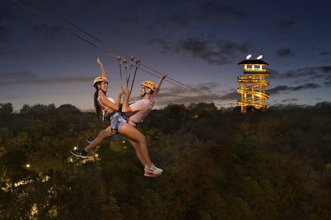 Xplor Fuego with Buffet Style Dinner and transportation - Hammock Splash and the shorter water activities